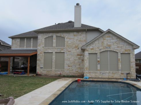 Our Austin Solar Window Screens come in five different colors.